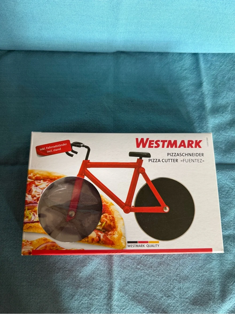 NIB Westmark German Stainless Steel Bike Pizza Cutter